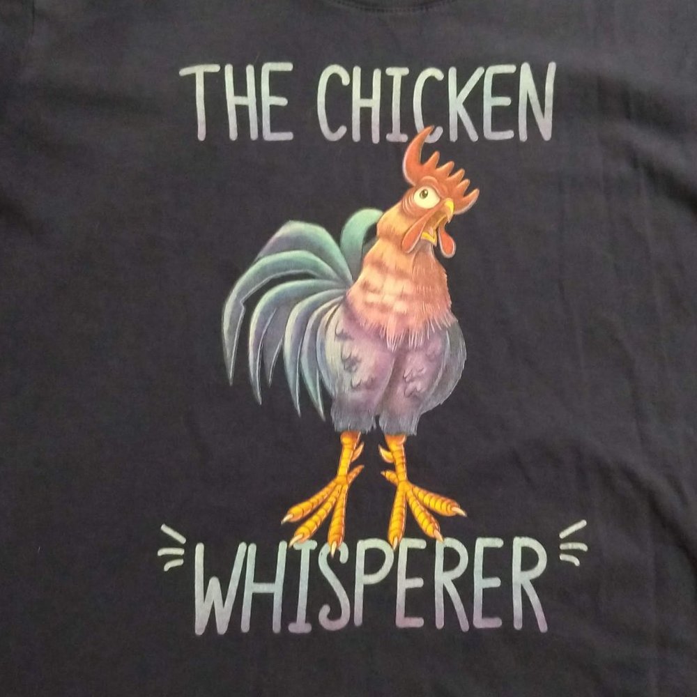 The Chicken Whisperer Navy Blue T-Shirt